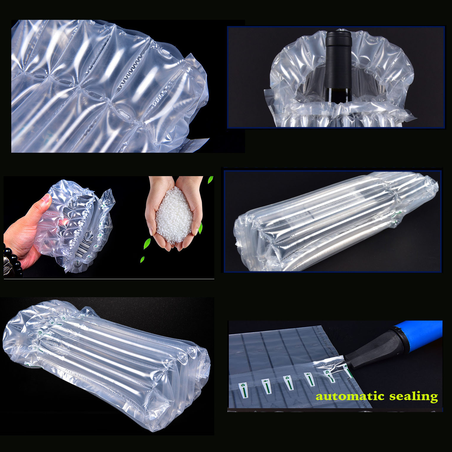 Inflatable Air Buffer Filler P - огляд і ціна Air Bubble Wrap Roll Packaging