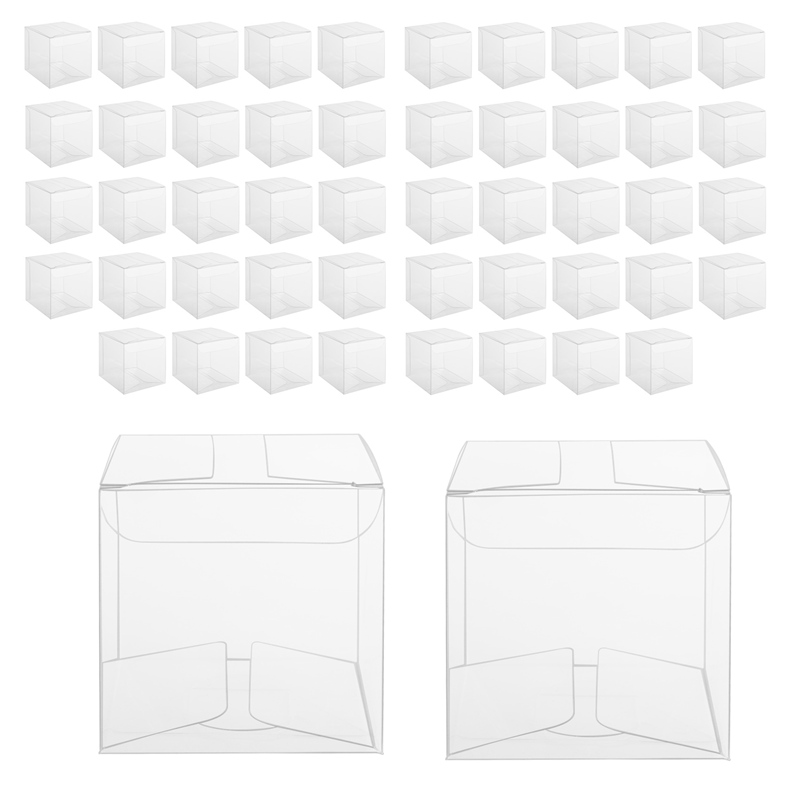 50Pcs Clear Plastic Boxes for  - огляд і ціна Packaging