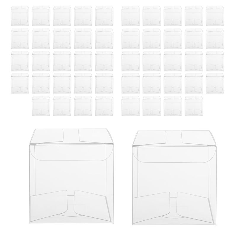 50Pcs Clear Plastic Boxes for  - огляд і ціна Packaging