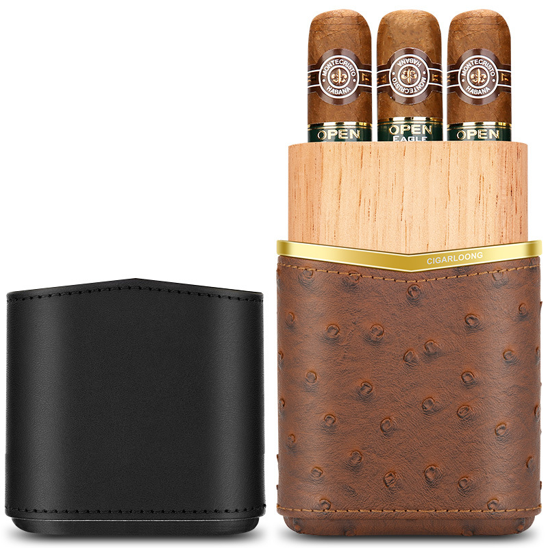 Leather Cigar Case﻿ Cedar Wood - огляд і ціна Packaging