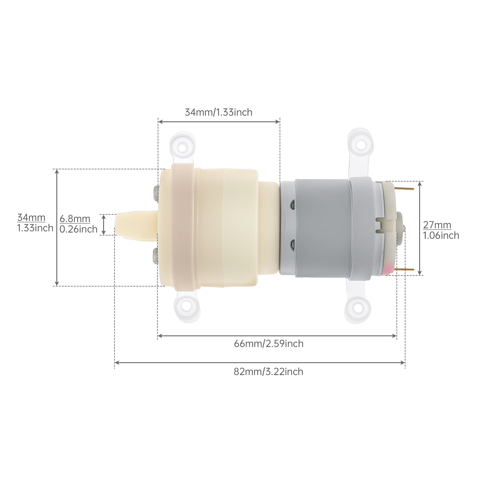 R365 Micro Water Pump Motor DC - огляд і ціна Mini Peristaltic Pump 12V