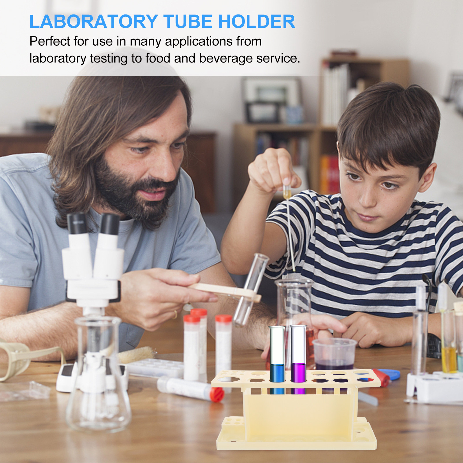 Test Tube Racks Wood Laborator - огляд і ціна Lab Equipment