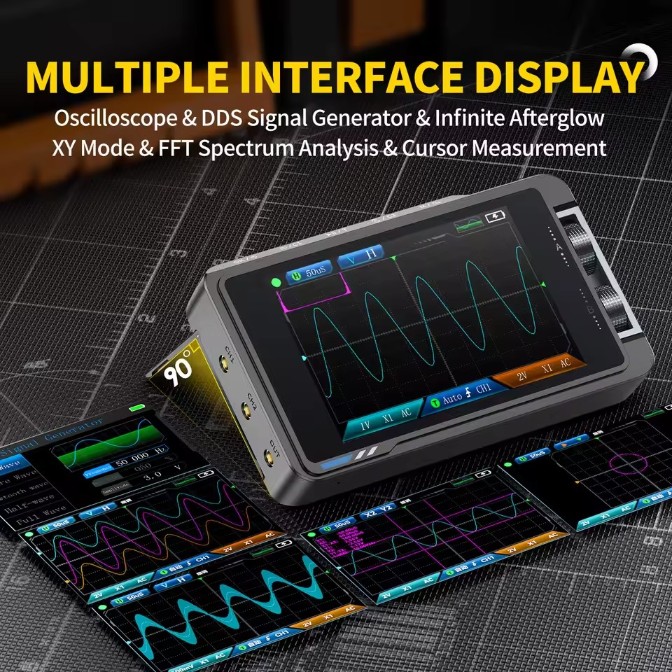 FNIRSI DS215H Handheld Small H - огляд і ціна Fnirsi Digital Oscilloscope Handheld
