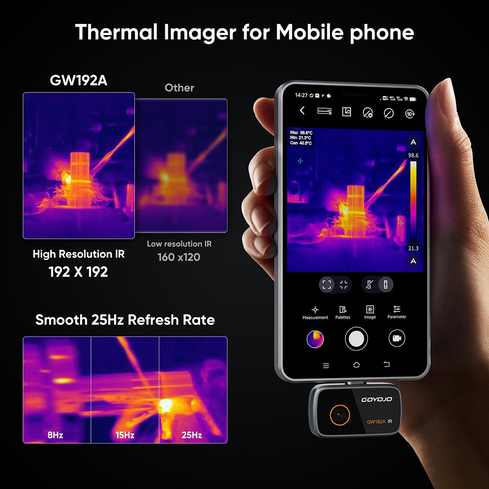 GW192A Thermal Imaging Camera  - огляд і ціна Thermal Imaging Camera Pcb Repair