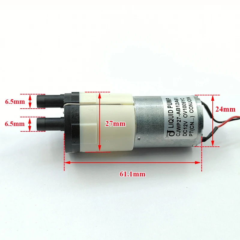 CJWP27-AB12A61 DC 12V Mini Dia - огляд і ціна Mini Peristaltic Pump 12V