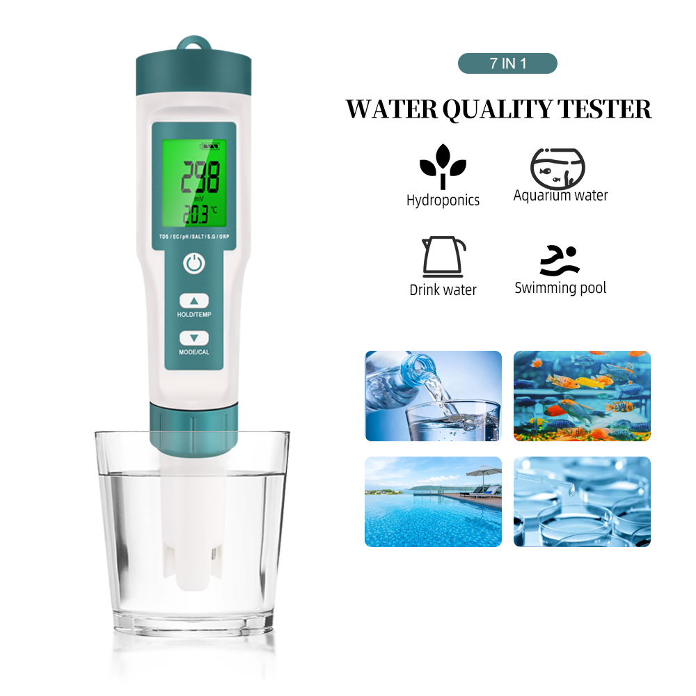 7 In 1 Digital Water Quality T - огляд і ціна Ph Meter Digital Water Tester