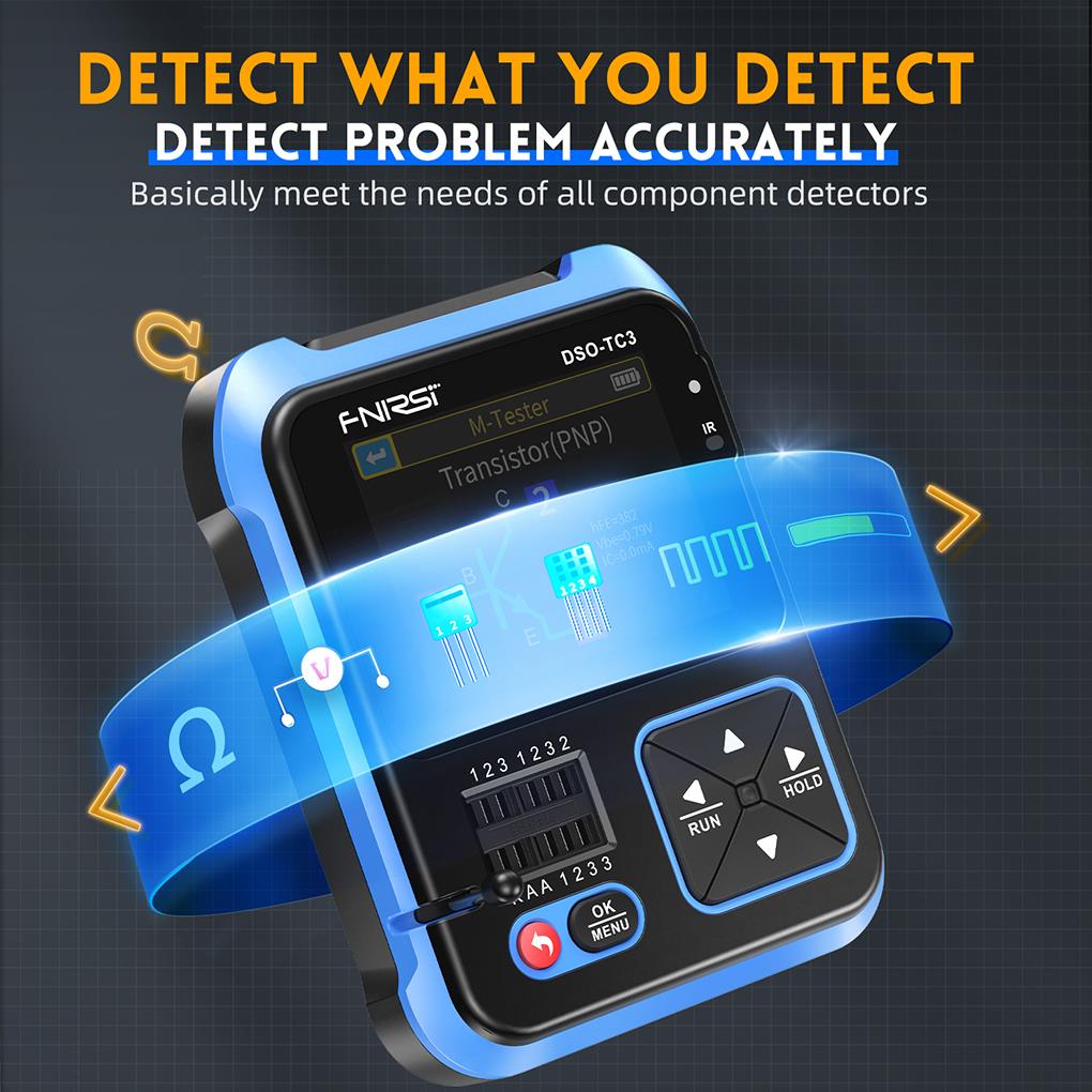 FNIRSI DSO-TC3 3in1 Mini Handh - огляд і ціна Fnirsi Digital Oscilloscope Handheld